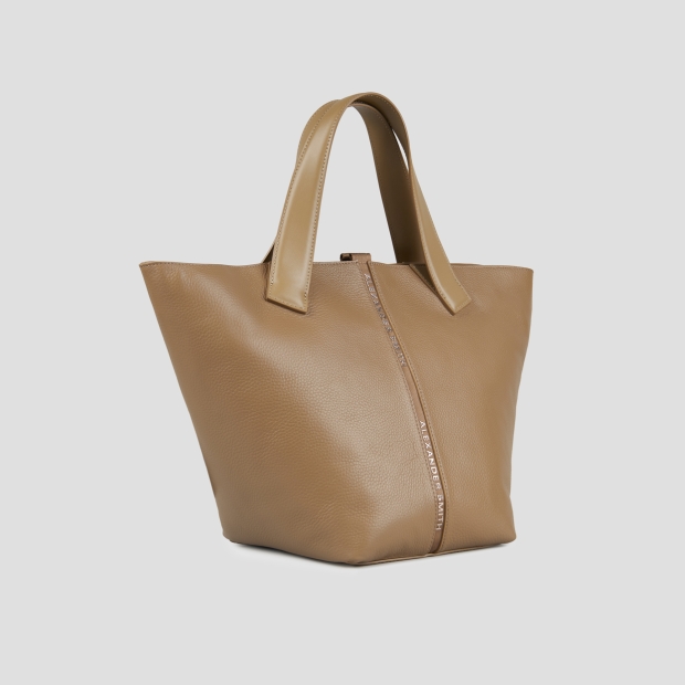 Sneakers Alexander Smith lauren medium borsa a mano con tracolla in pelle bottalata marrone - 2