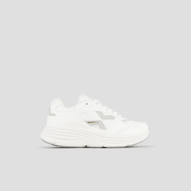 Sneakers Alexander Smith storm donna in pelle e tessuto tecnico in bianco - 1