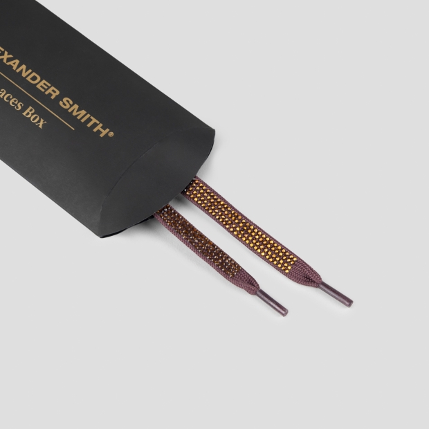 Sneakers Alexander Smith lacci donna in bordeaux full strass - 3