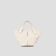 Lauren Small borsa a mano con tracolla in nylon rosa chiaro