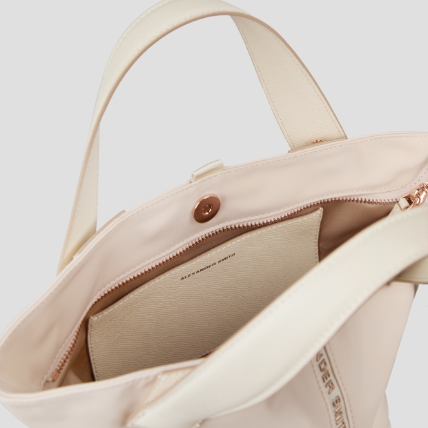 Sneakers Alexander Smith lauren small borsa a mano con tracolla in nylon rosa chiaro - 5