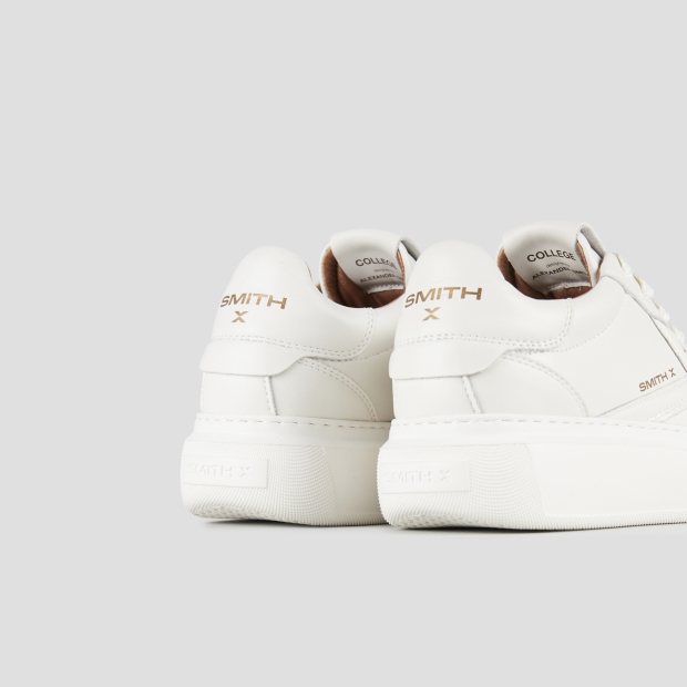 Sneakers Alexander Smith college donna in bianco - 4