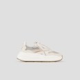 Horizon Donna in rip-stop semi-trasparente beige e dettagli in pelle