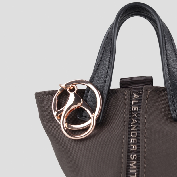 Sneakers Alexander Smith mini lauren in nylon marrone scuro - 5