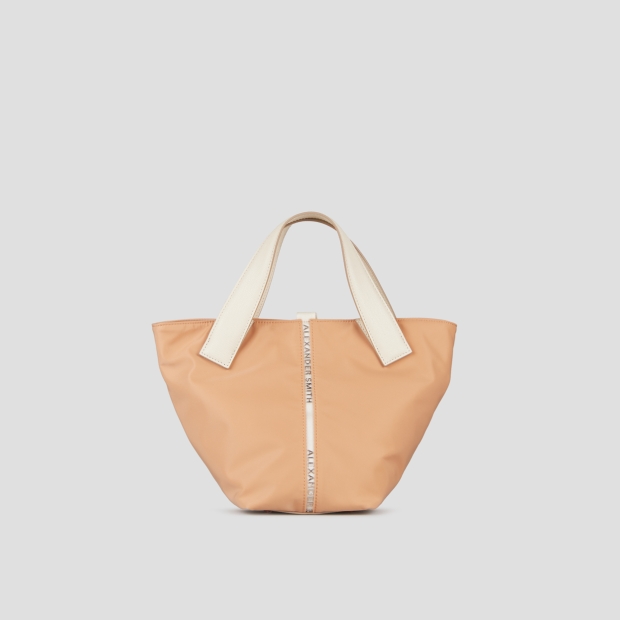 Sneakers Alexander Smith lauren small borsa a mano con tracolla in nylon pesca - 4