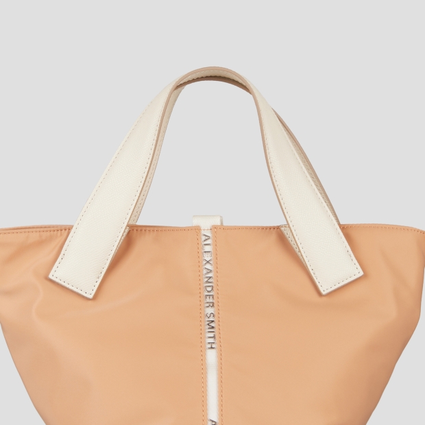 Sneakers Alexander Smith lauren small borsa a mano con tracolla in nylon pesca - 6