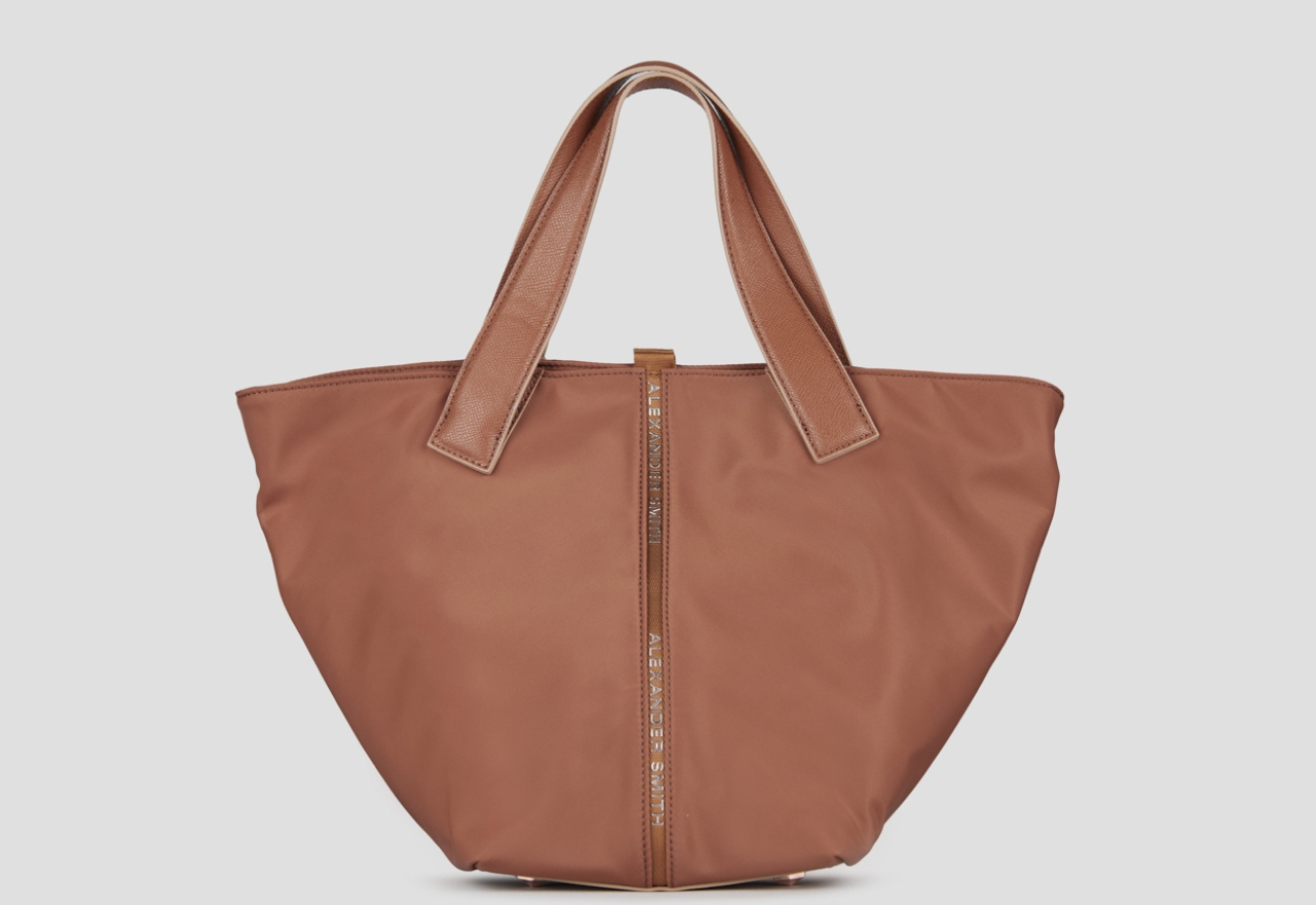 Sneakers Alexander Smith lauren medium borsa a mano con tracolla in nylon ruggine - 1