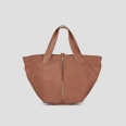 Lauren Medium borsa a mano con tracolla in nylon ruggine