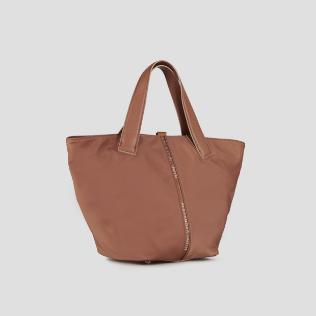 Sneakers Alexander Smith lauren medium borsa a mano con tracolla in nylon ruggine - 3