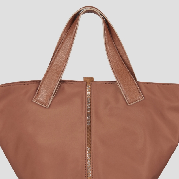 Sneakers Alexander Smith lauren medium borsa a mano con tracolla in nylon ruggine - 6