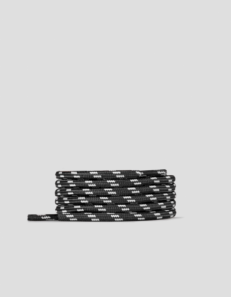 Sneakers Alexander Smith laccio rotondo nero con tratteggio bianco da donna - 1