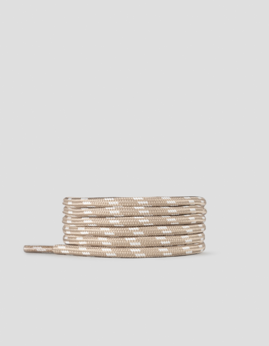 Sneakers Alexander Smith laccio rotondo nude con tratteggio bianco da donna - 1