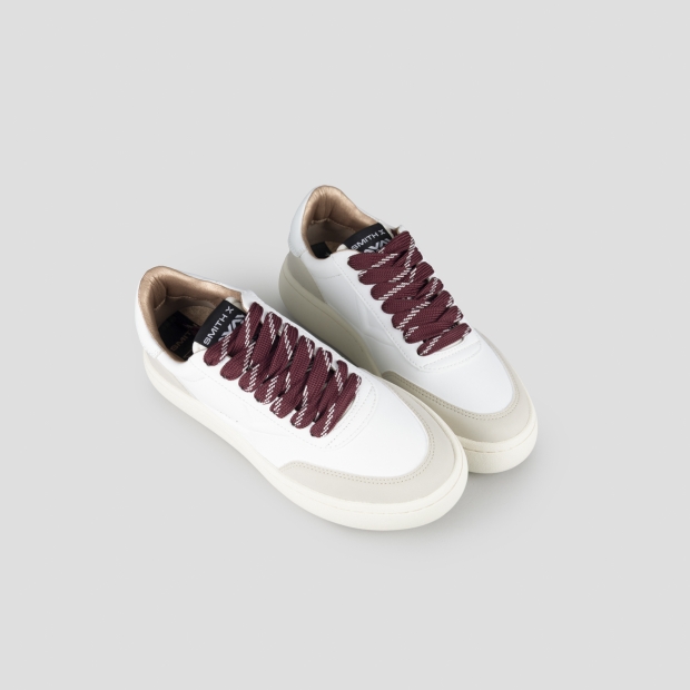 Sneakers Alexander Smith ocean donna in bianco e dettagli avorio - 2