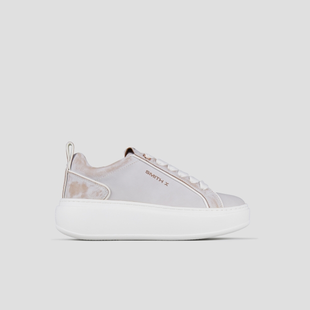 Sneakers Alexander Smith stone donna in sbiancato beige e bianco - 1