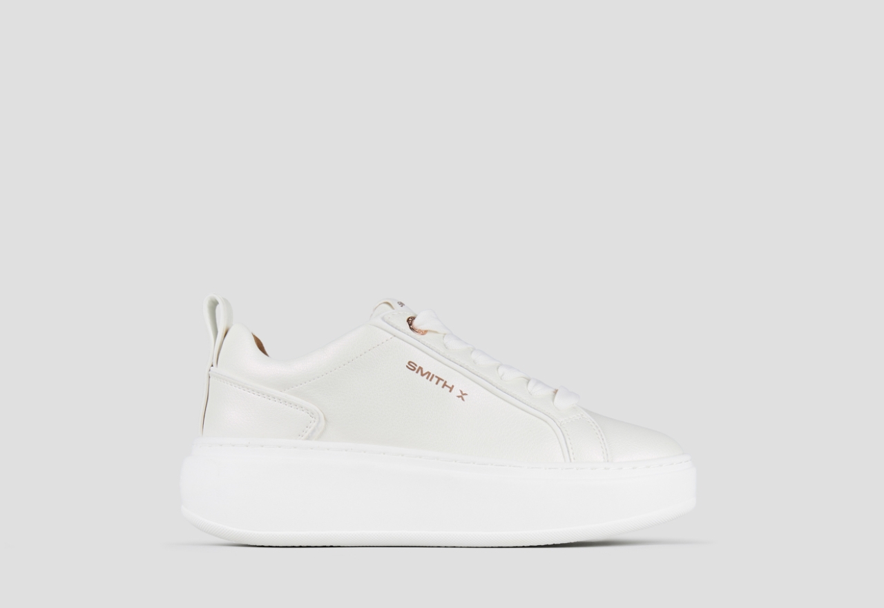 Sneakers Alexander Smith stone donna in bottalato perlato bianco - 1