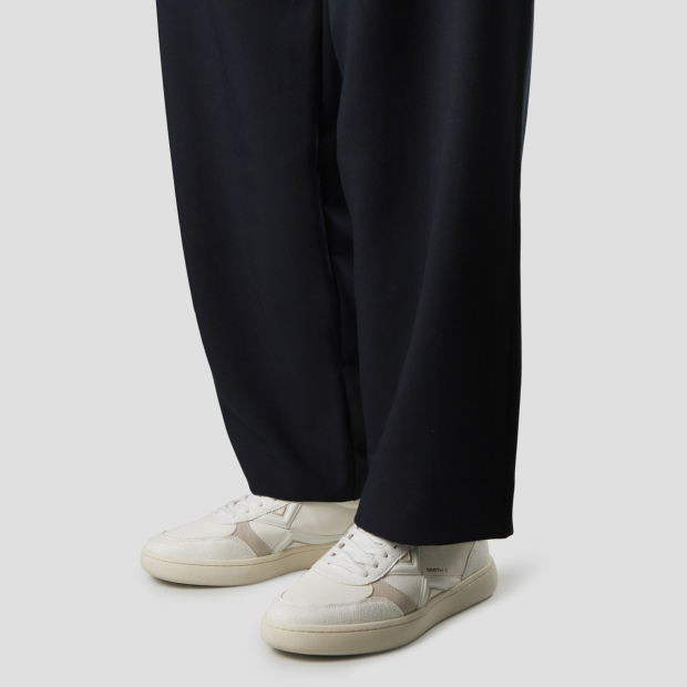 Sneakers Alexander Smith ocean uomo in pelle bianca e inserti in cracklè - 2