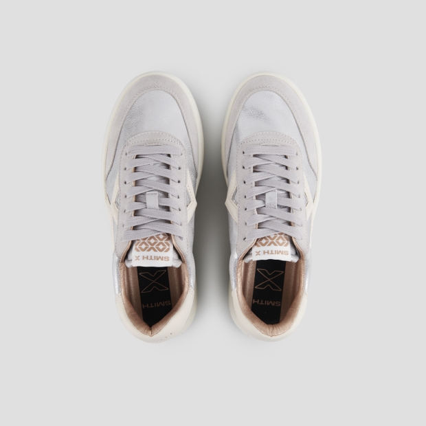 Sneakers Alexander Smith ocean donna in laminato polveroso argento - 6