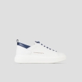 Wembley Uomo Alta Frequenza in nappa bianca e dettagli blu