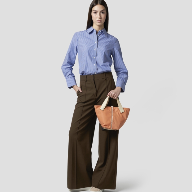 Sneakers Alexander Smith lauren small borsa a mano con tracolla in nylon pesca - 7