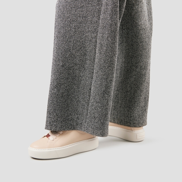 Sneakers Alexander Smith london donna decostruita in nappa beige - 2