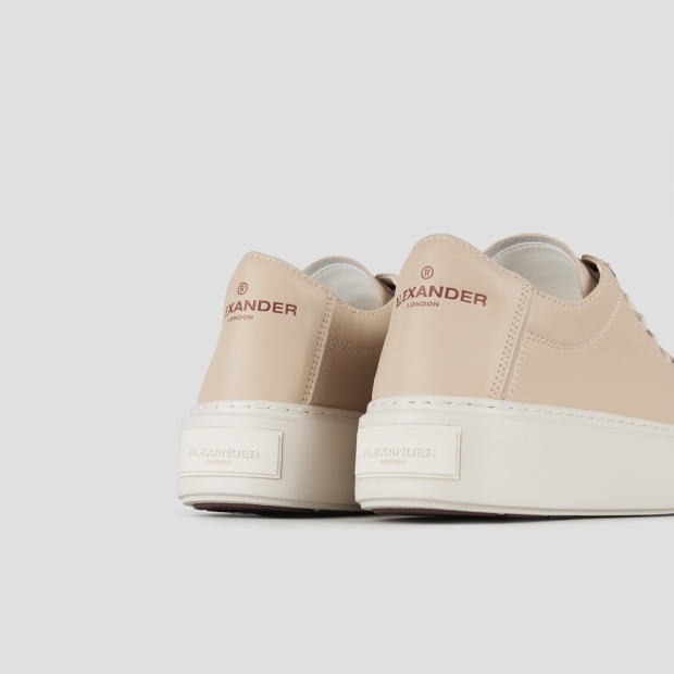Sneakers Alexander Smith london donna decostruita in nappa beige - 5