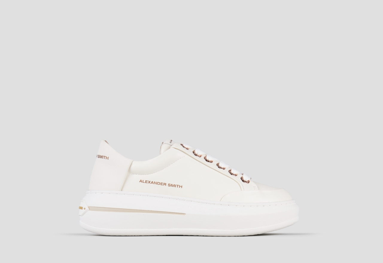Sneakers Alexander Smith lancaster donna in pelle bianca - 1