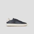 Soho Uomo in suede nero e tallone in pelle bianca