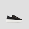 Wembley Slip-on Donna in camoscio nero full strass