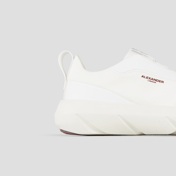 Sneakers Alexander Smith eclipse uomo in nylon rip-stop e gommato bianco - 3