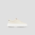 London Donna in pelle bottalata crema