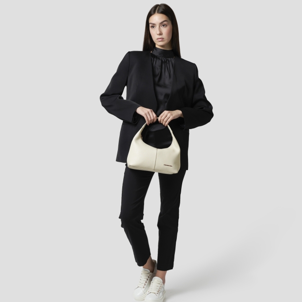 Sneakers Alexander Smith chloe small borsa a spalla in pelle bottalata bianca - 6