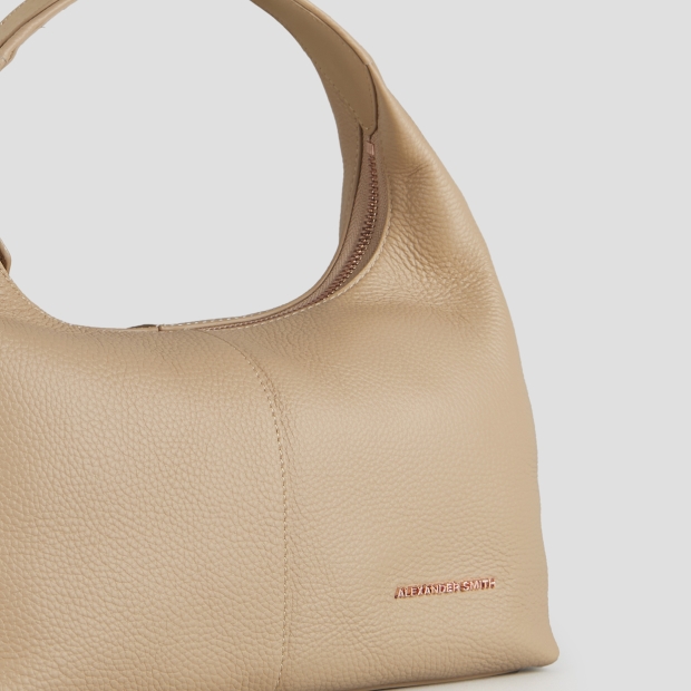 Sneakers Alexander Smith chloe small borsa a spalla in pelle bottalata beige - 5