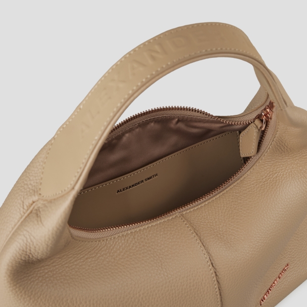 Sneakers Alexander Smith chloe small borsa a spalla in pelle bottalata beige - 6