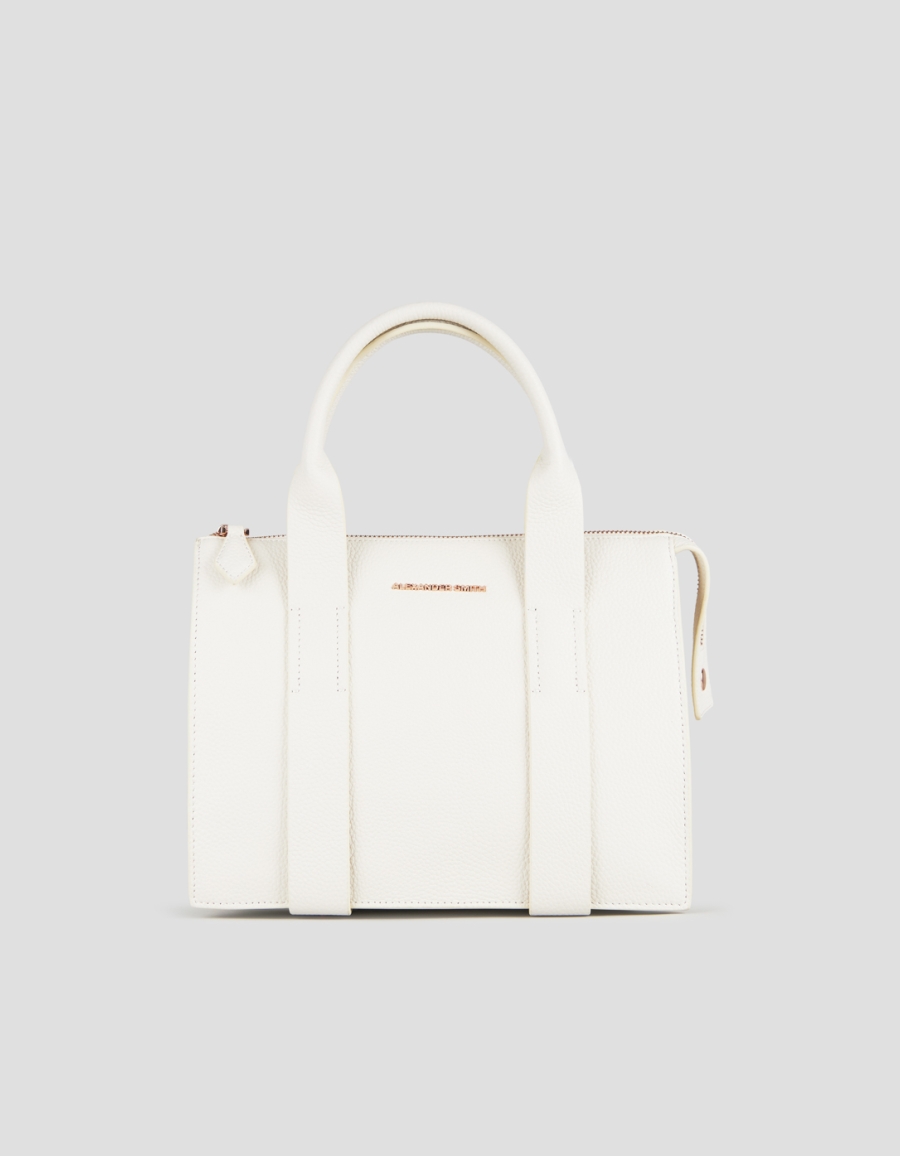 Sneakers Alexander Smith jane small borsa a mano con tracolla in pelle avorio - 1