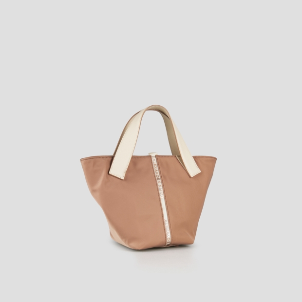 Sneakers Alexander Smith lauren small borsa a mano con tracolla in nylon cammello - 3