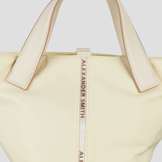 Sneakers Alexander Smith lauren small borsa a mano con tracolla in nylon giallo pastello - 5