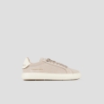 Soho Uomo in suede beige e tallone in pelle bianca