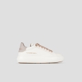 Soho Donna in pelle bianca e tallone rame con glitter