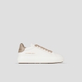 Soho Donna in pelle bianca e tallone oro con glitter